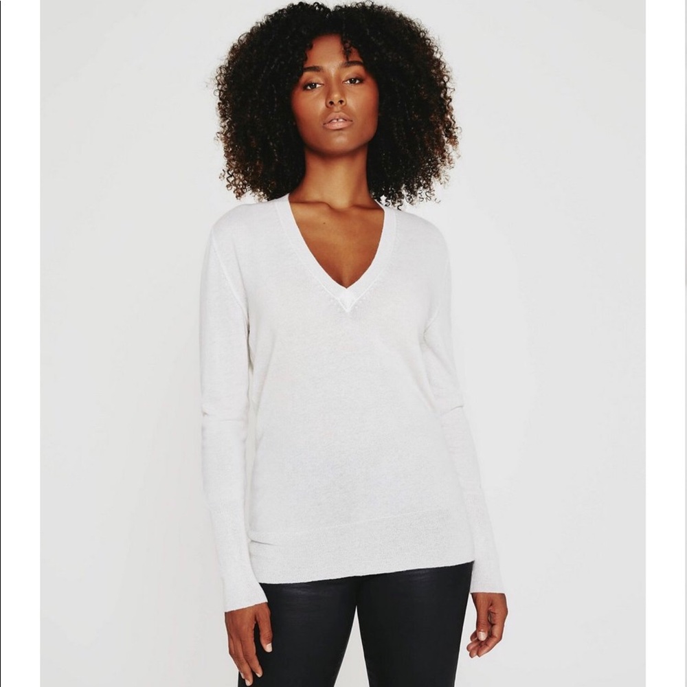 Adriano Goldschmied Cream Wool/Cashmere Sweater
